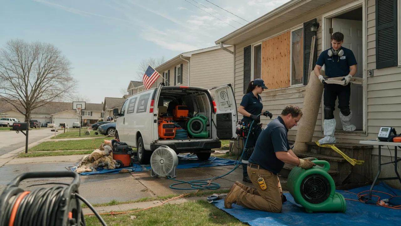 Water Damage Restoration in Shade, OH near me